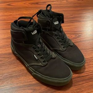 Vans Black High-Top Skate Shoes
